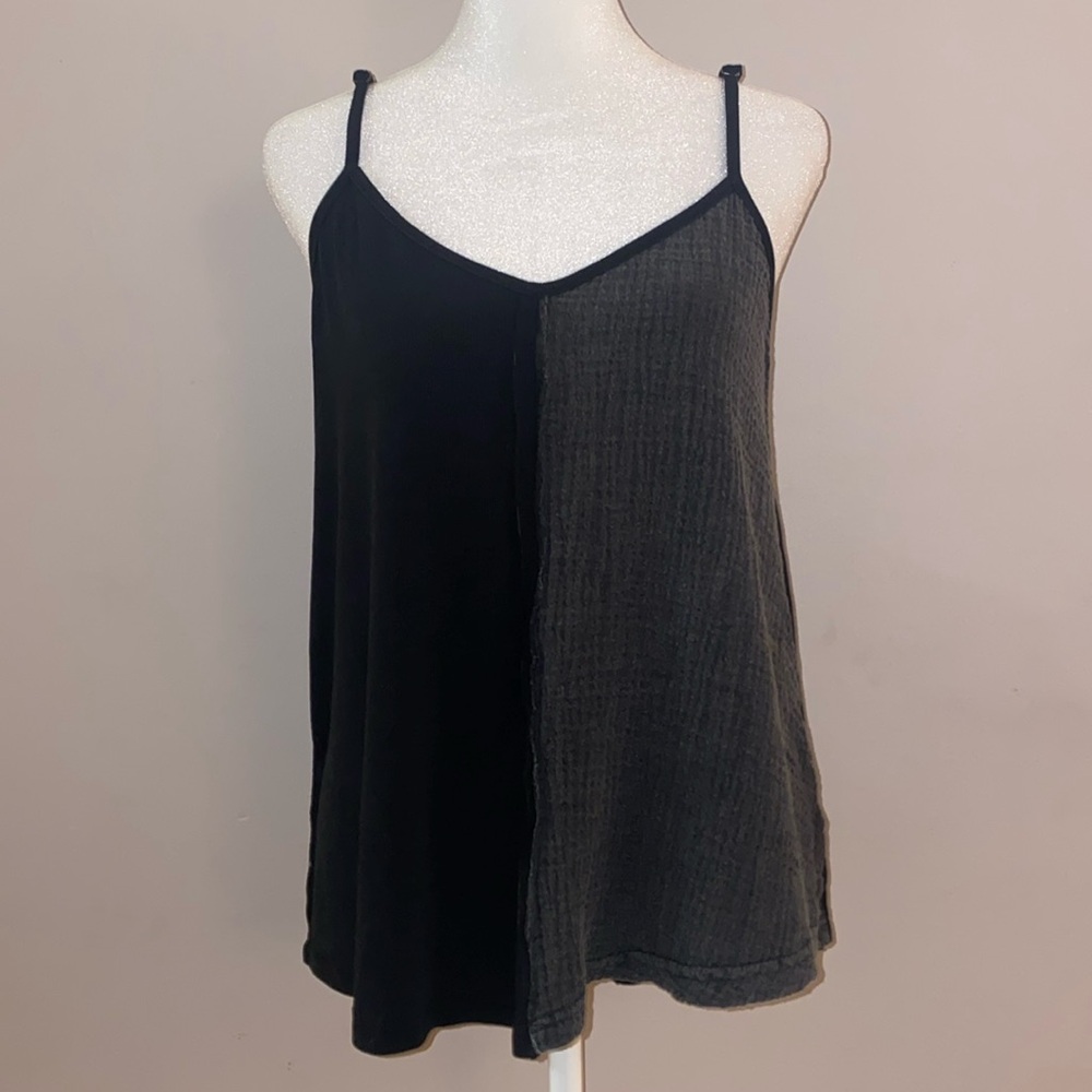 POL Color Block Flowy Cami